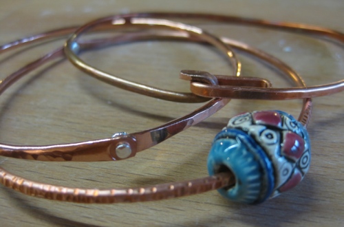 how to make riveted bangles
